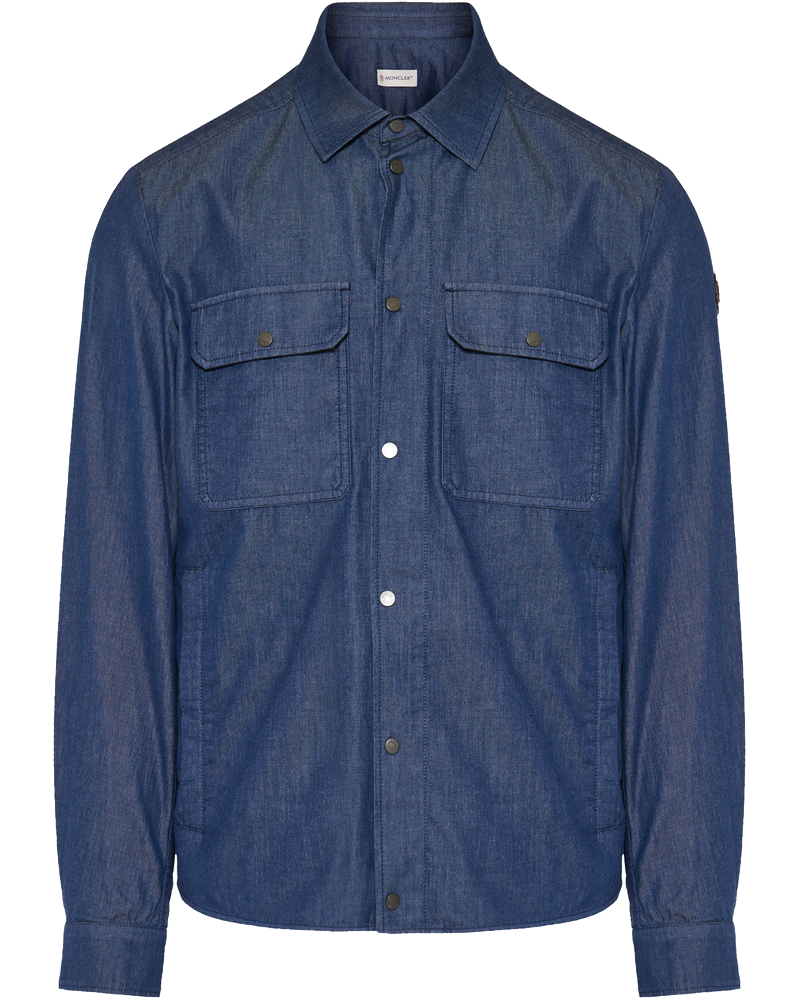 Denim Effect Shirt Jacket Moncler оригінал – Купити в Україні