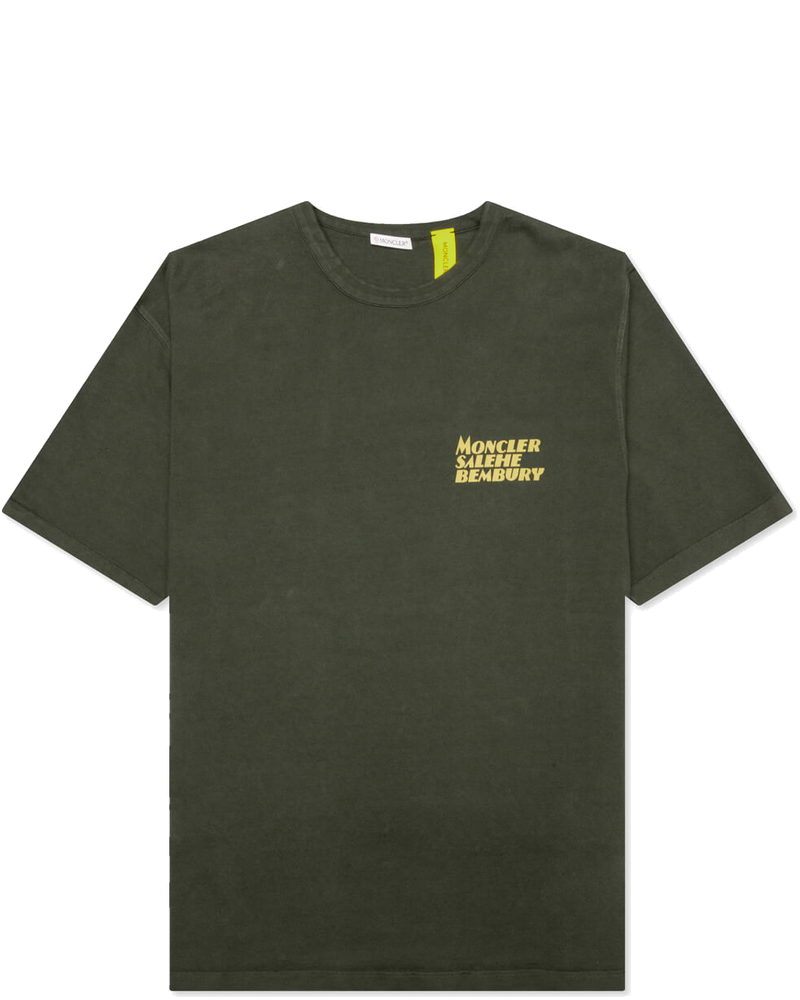 Оригінальна X Salehe Bembury Logo T Shirt Olive Moncler