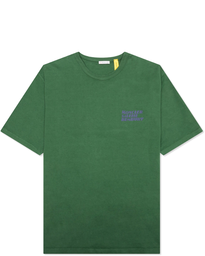 Оригінальна X Salehe Bembury Logo T Shirt Olive Moncler