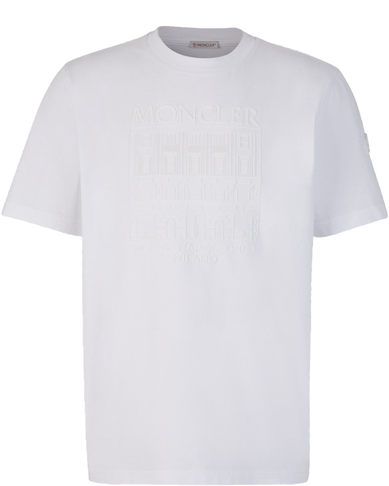 Printed Cotton T-Shirt Moncler – Гарантія оригінальності