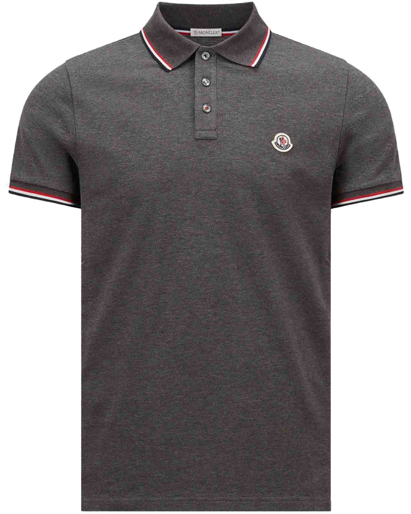 Оригінальна Tricolor Cotton Polo Moncler