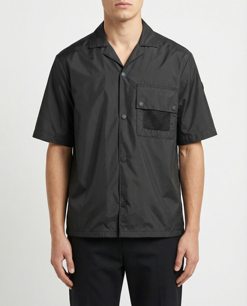 Оригінальна Logo Short Sleeve Shirt Moncler – вид ззаду