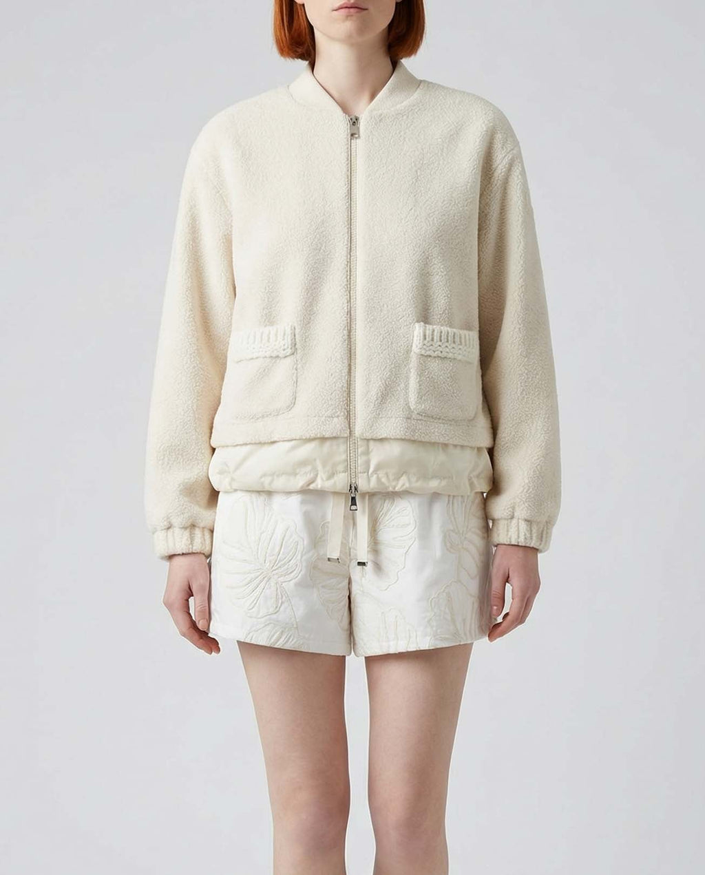 Bouclé Cardigan Moncler оригінал – Купити в Україні – вид ззаду