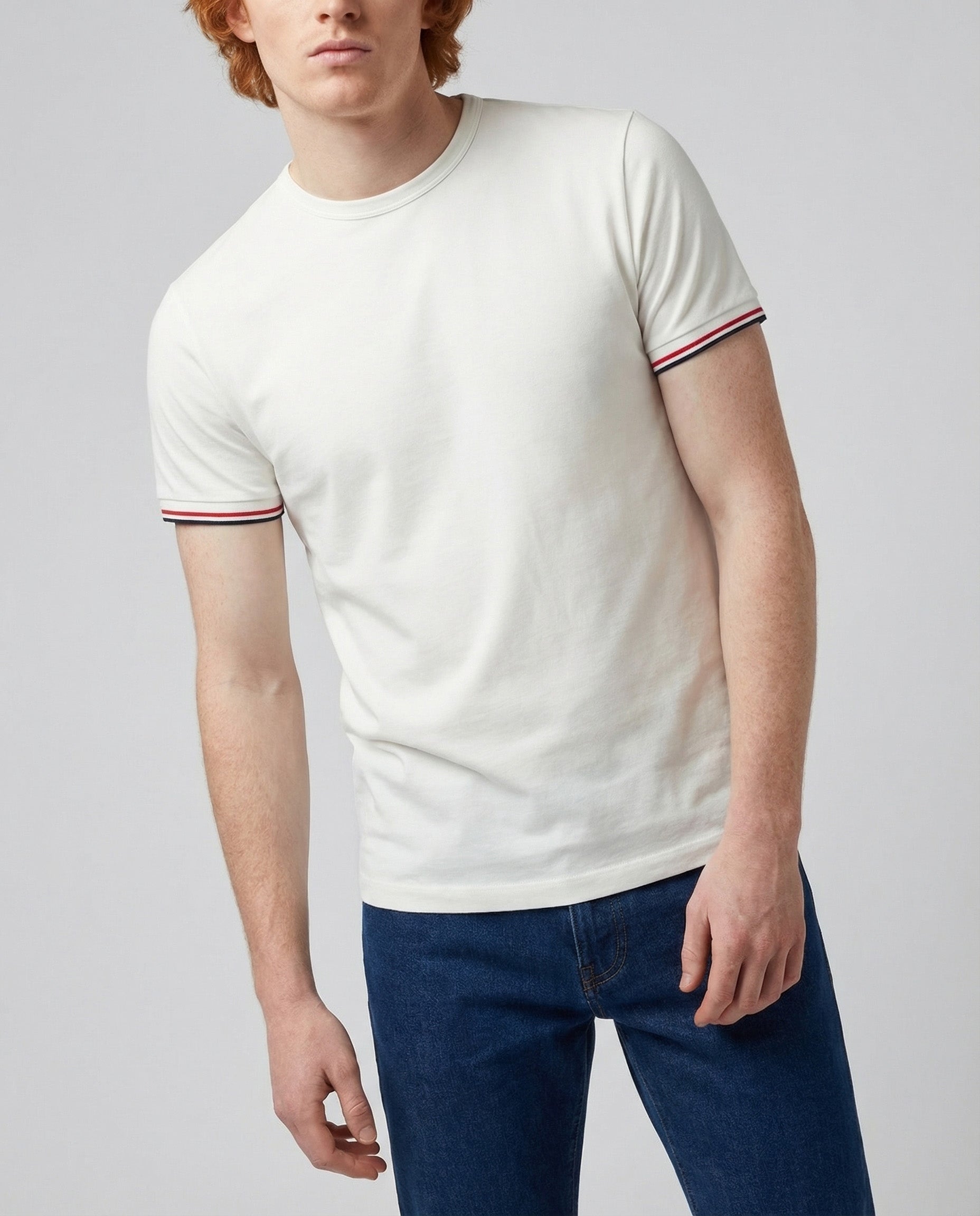 Оригінальна Logo Patch Short Sleeve T Shirt Moncler – вид ззаду