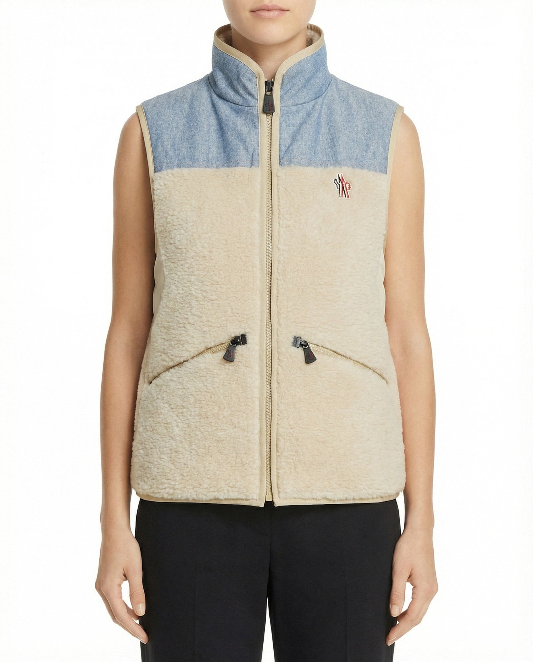 Оригінальна Teddy And Chambray Vest Moncler – вид ззаду