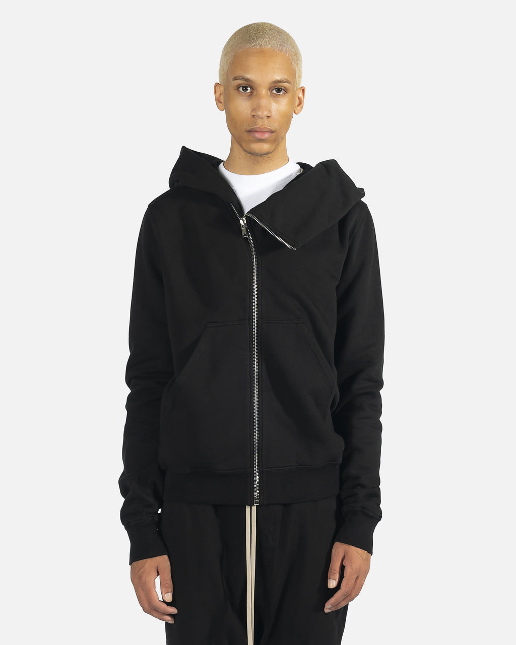 Оригінальна Mountain Hoodie In Black Rick owens – боковий вид