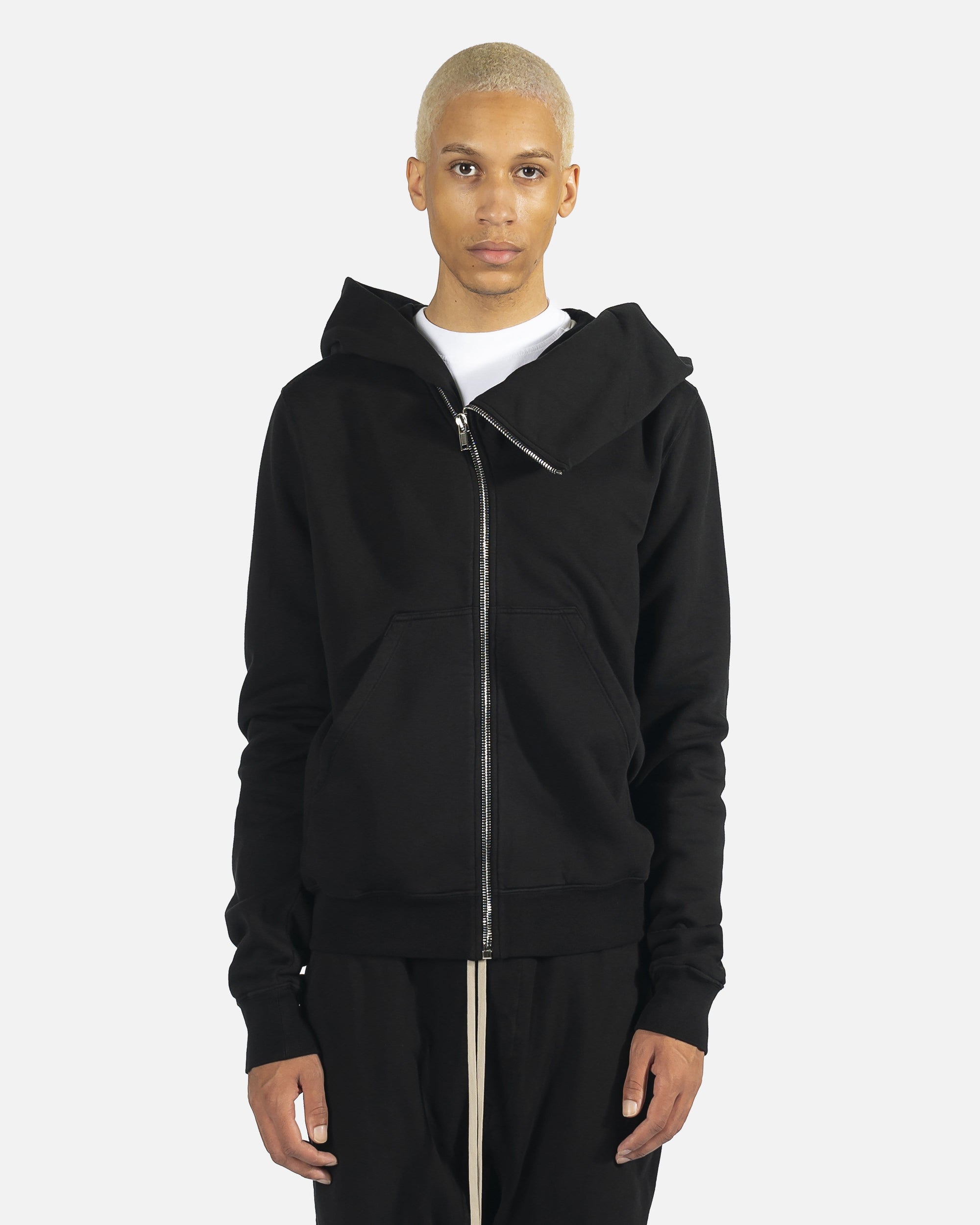 Оригінальна Mountain Hoodie In Black Rick owens – боковий вид