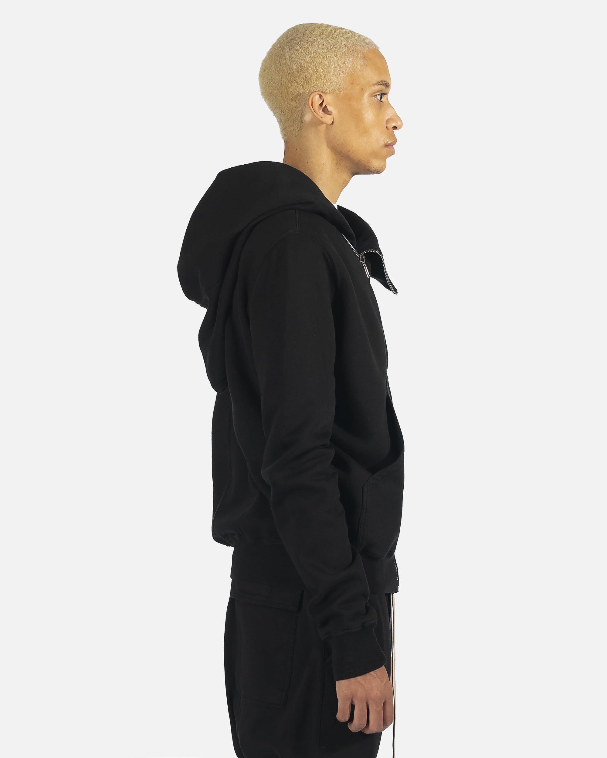 Оригінальна Mountain Hoodie In Black Rick owens – детальний вид