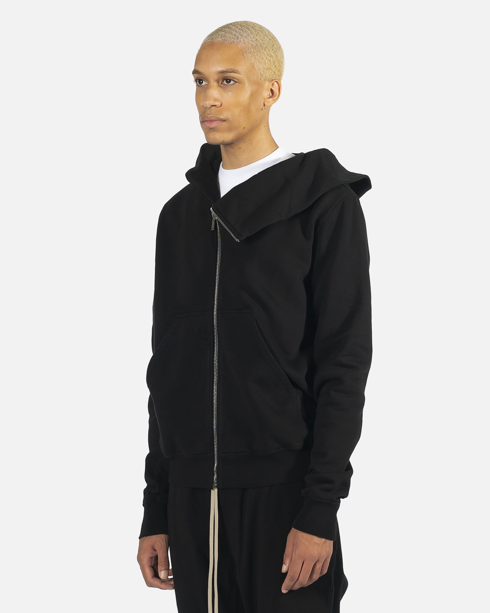 Оригінальна Mountain Hoodie In Black Rick owens – вид ззаду