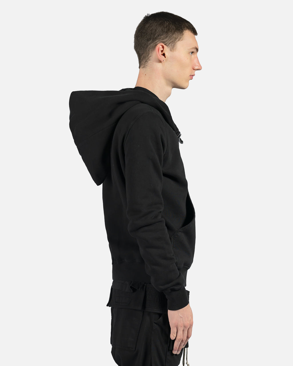 Оригінальна Mountain Hoodie In Black Rick owens – детальний вид