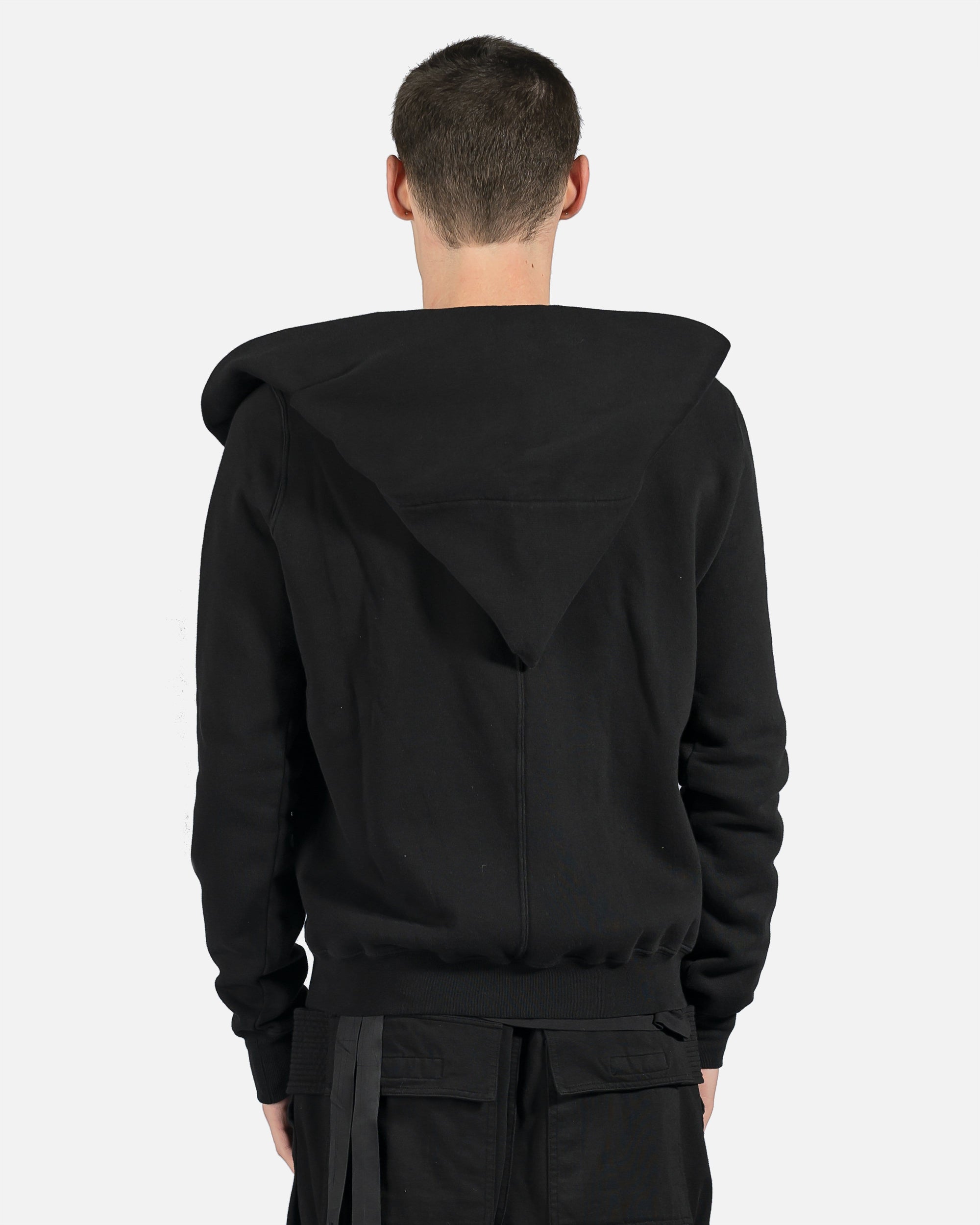 Оригінальна Mountain Hoodie In Black Rick owens – збільшений вид