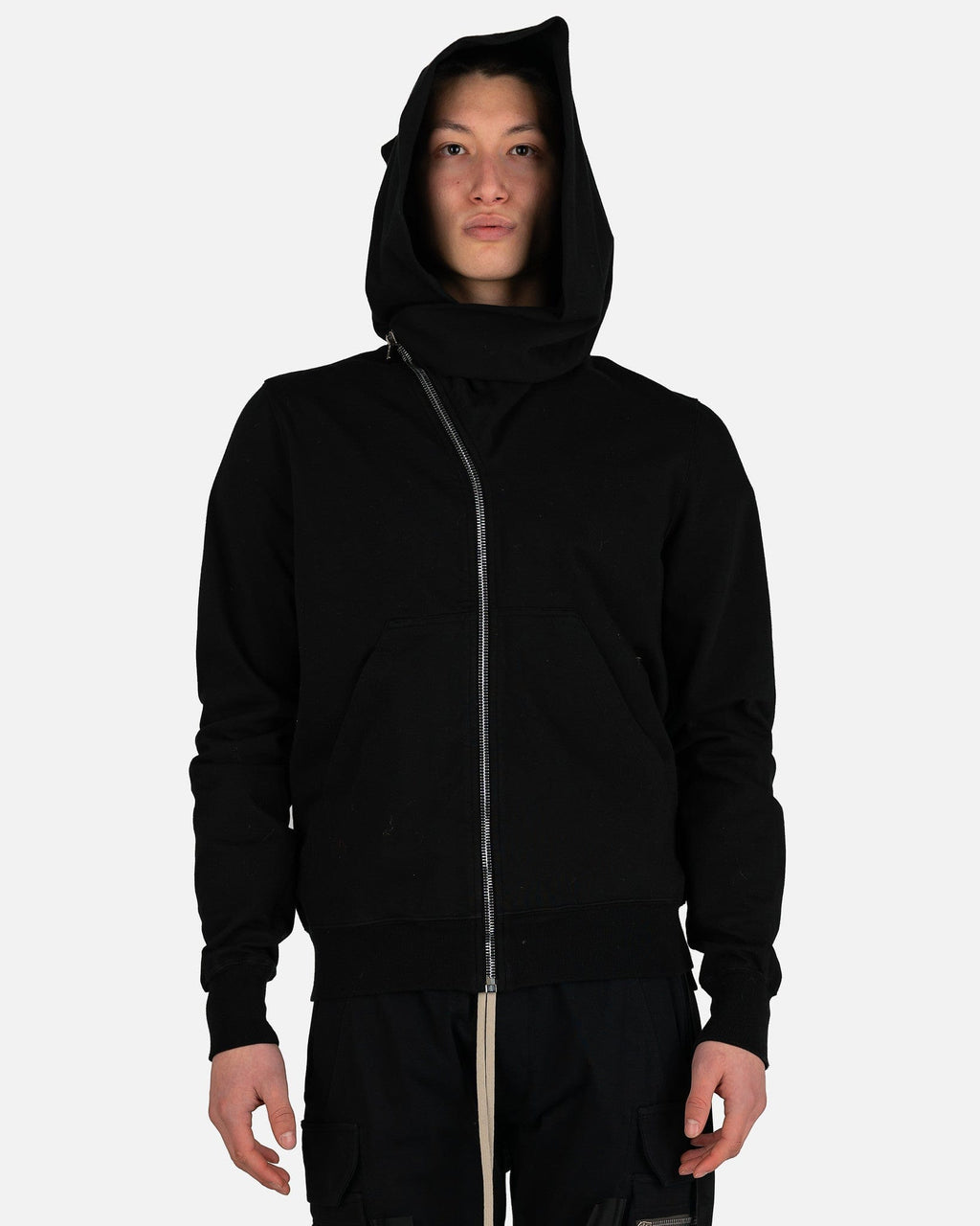Оригінальна Mountain Hoodie In Black Rick owens – боковий вид