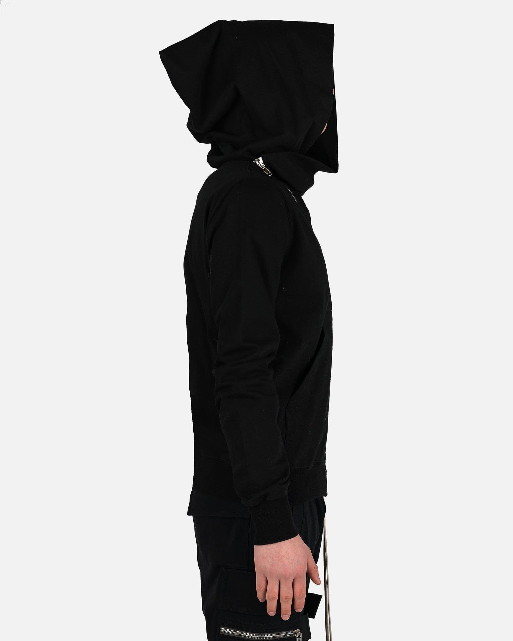Оригінальна Mountain Hoodie In Black Rick owens – вид ззаду