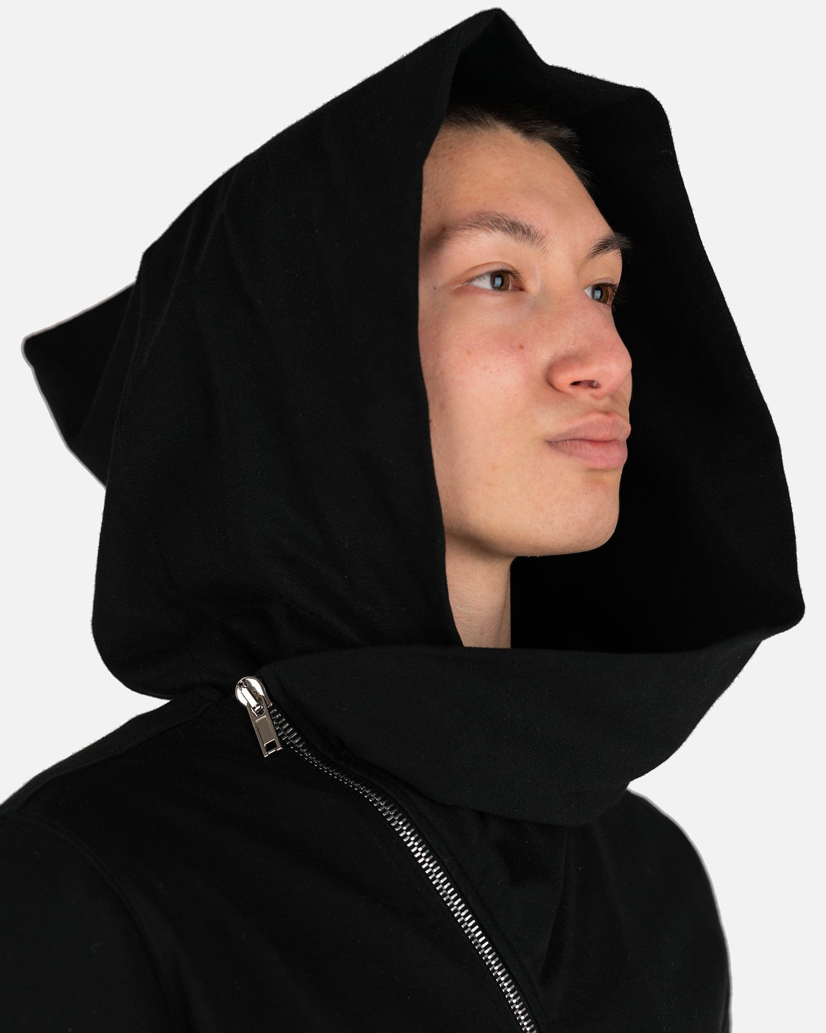 Оригінальна Mountain Hoodie In Black Rick owens – збільшений вид