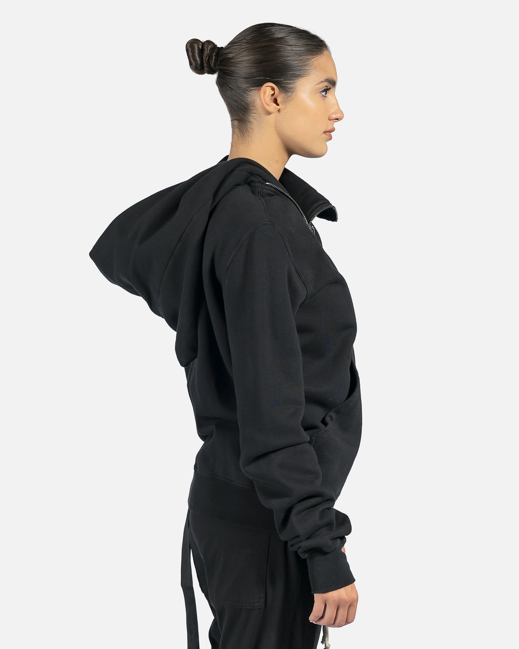 Оригінальна Mountain Hoodie In Black Rick owens – детальний вид