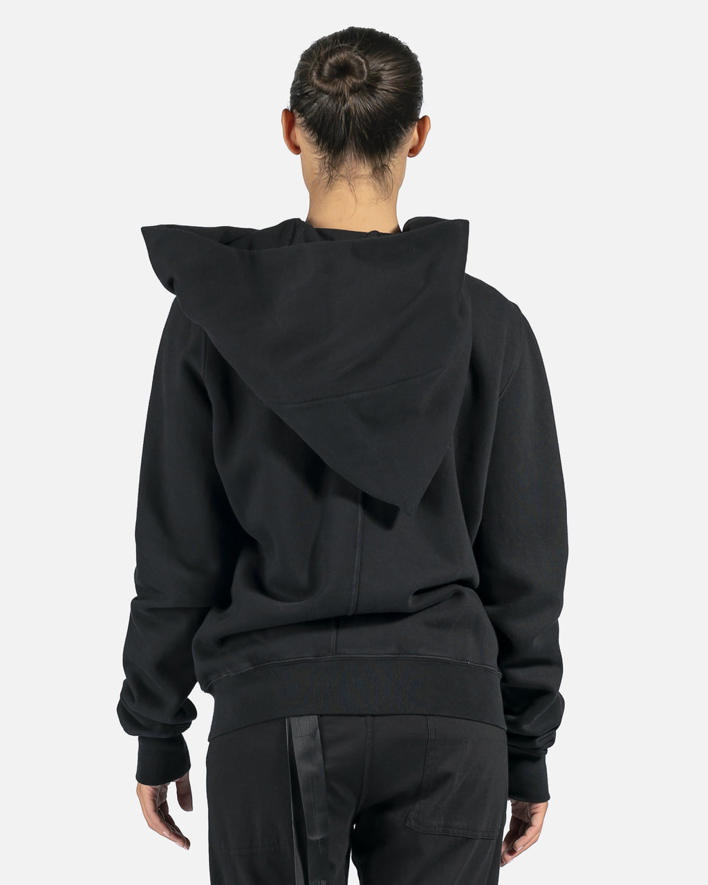 Оригінальна Mountain Hoodie In Black Rick owens – збільшений вид