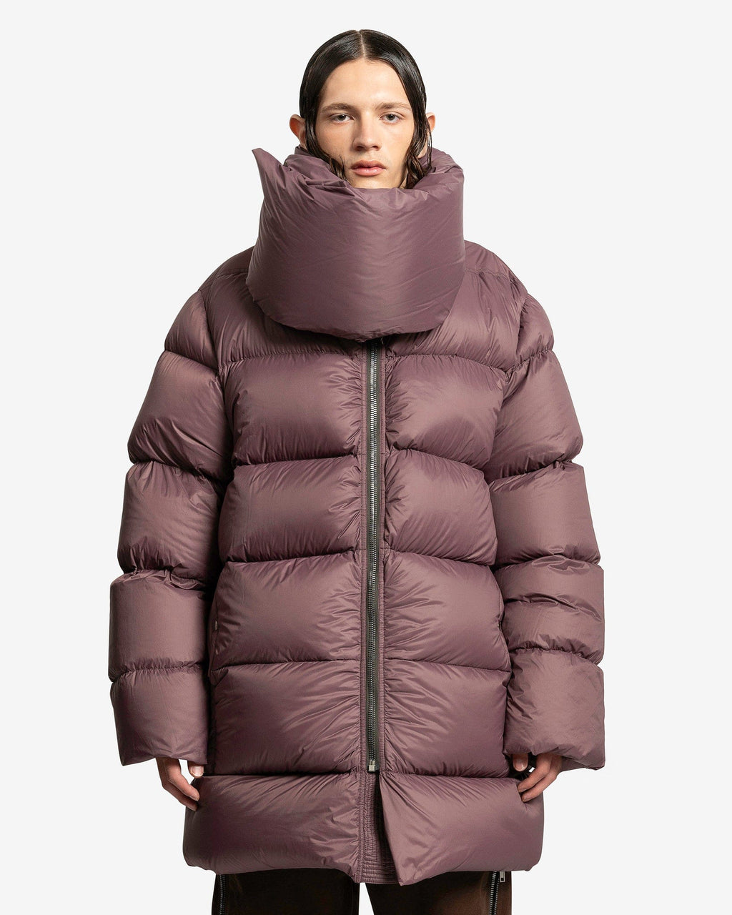 Оригінальна Mountain Jacket In Amethyst Rick owens – боковий вид