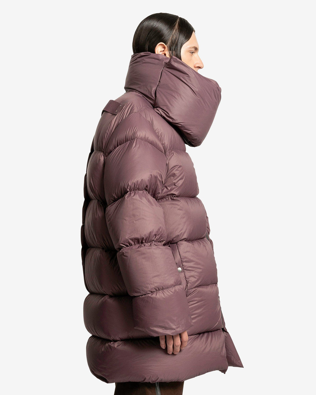 Оригінальна Mountain Jacket In Amethyst Rick owens – вид ззаду
