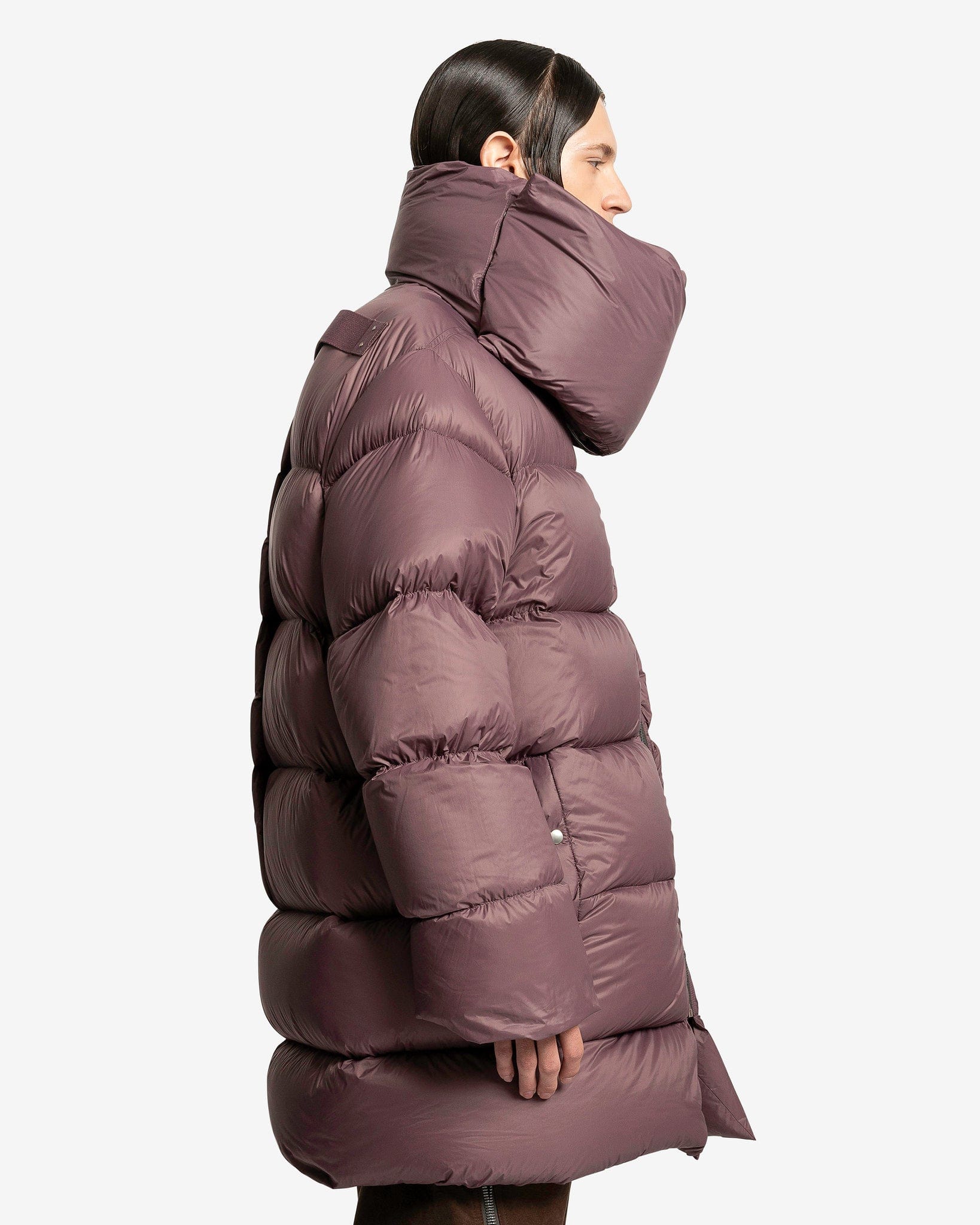 Оригінальна Mountain Jacket In Amethyst Rick owens – вид ззаду