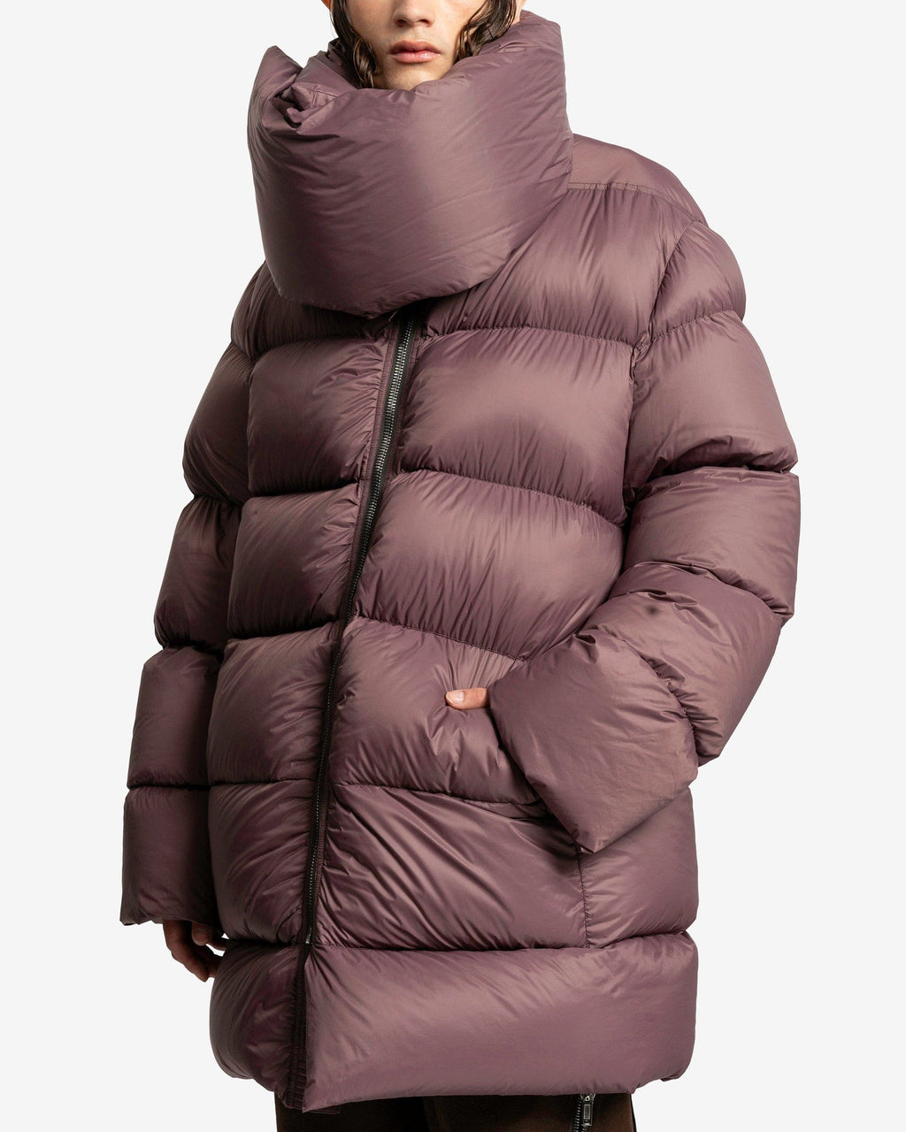 Оригінальна Mountain Jacket In Amethyst Rick owens – збільшений вид