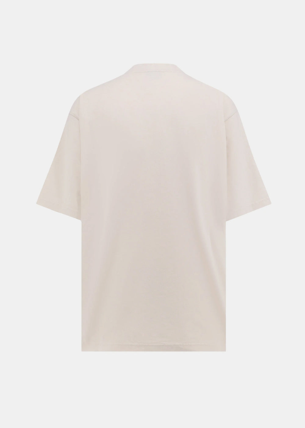 Ecru Bb Classic T-Shirt Balenciaga – Гарантія оригінальності – вид ззаду