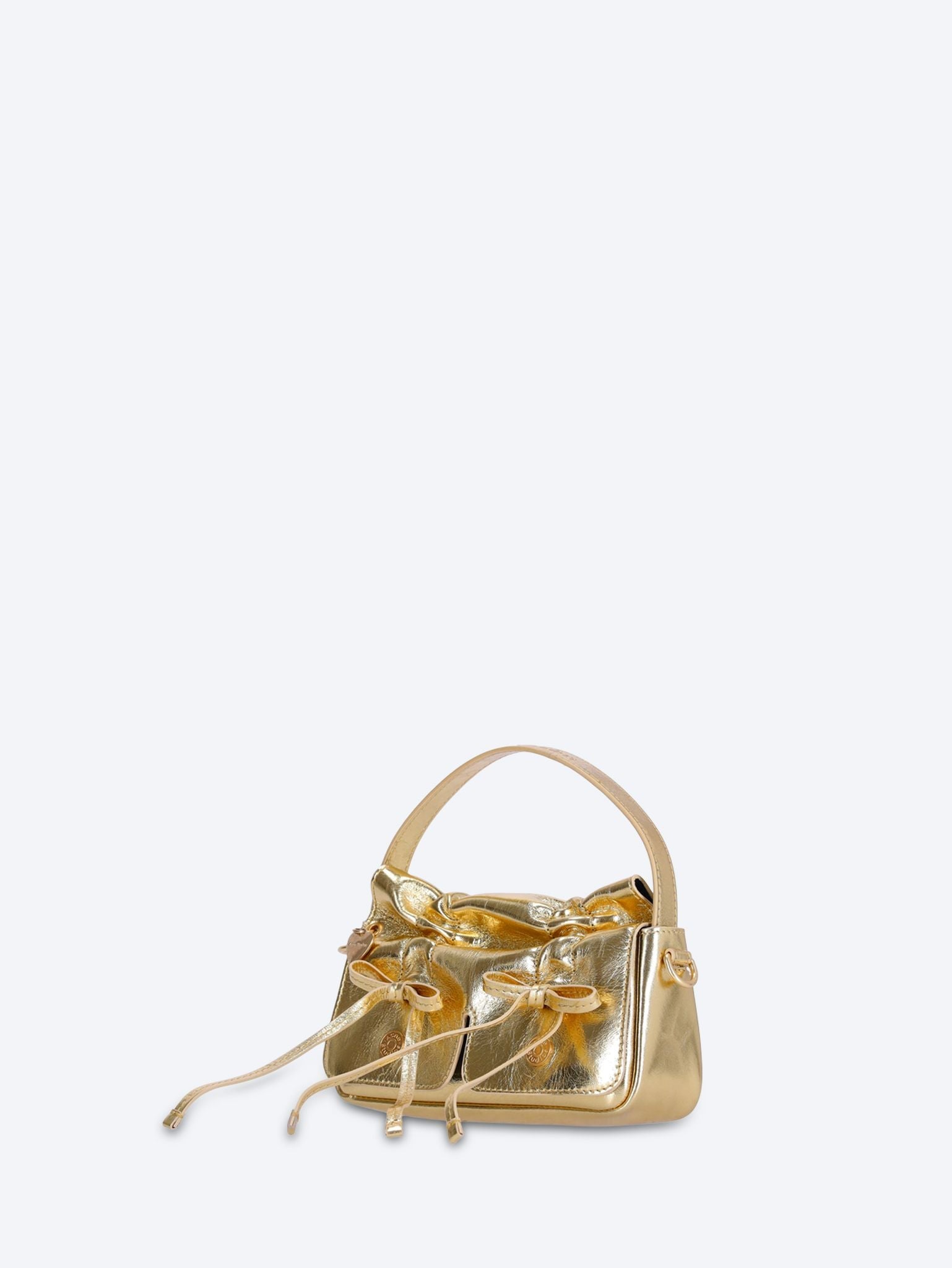 Multipocket Micro Metallic Bag Acne studios – Гарантія оригінальності – вид ззаду
