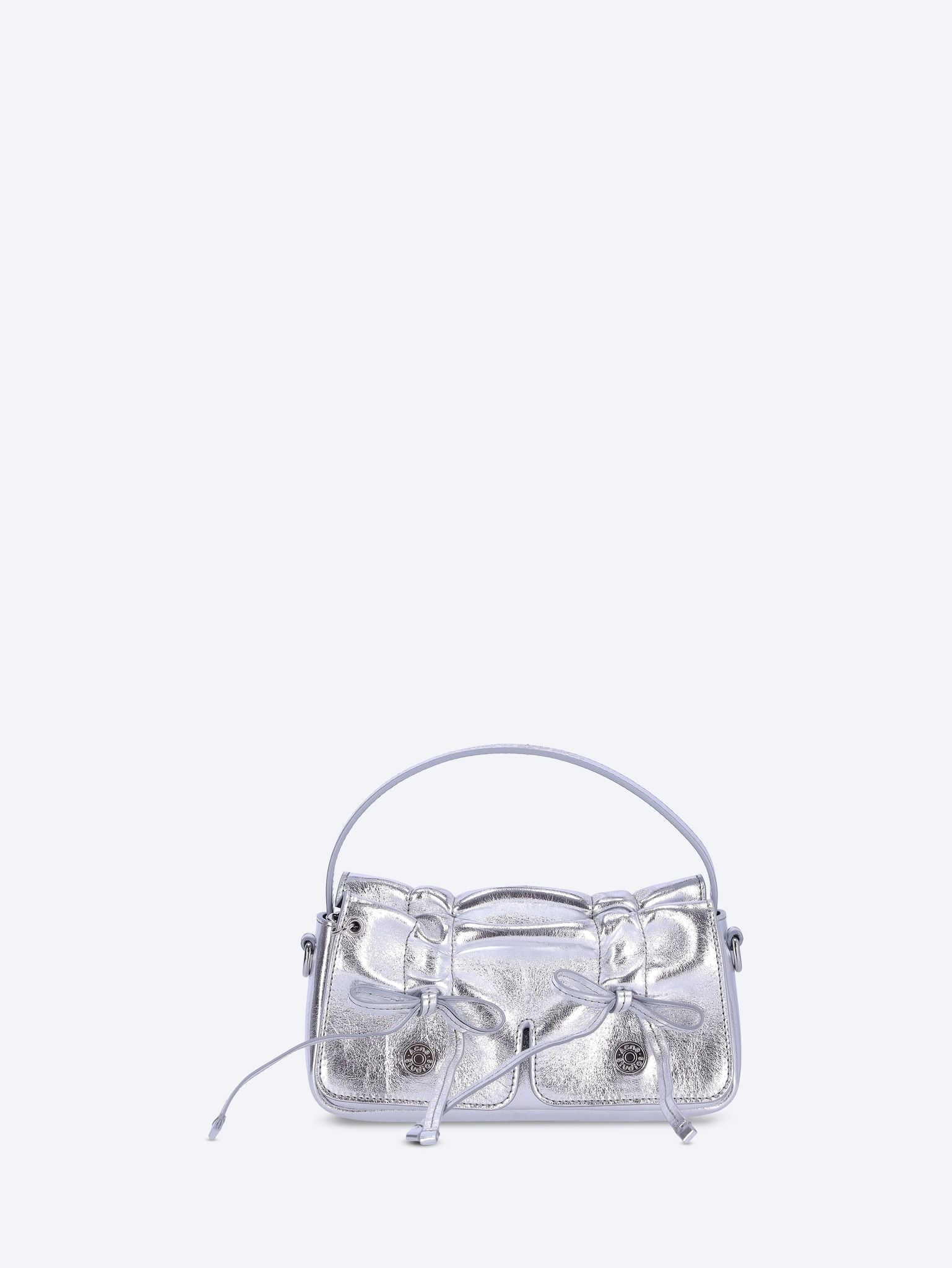 Multipocket Micro Metallic Bag Acne studios – Гарантія оригінальності – боковий вид