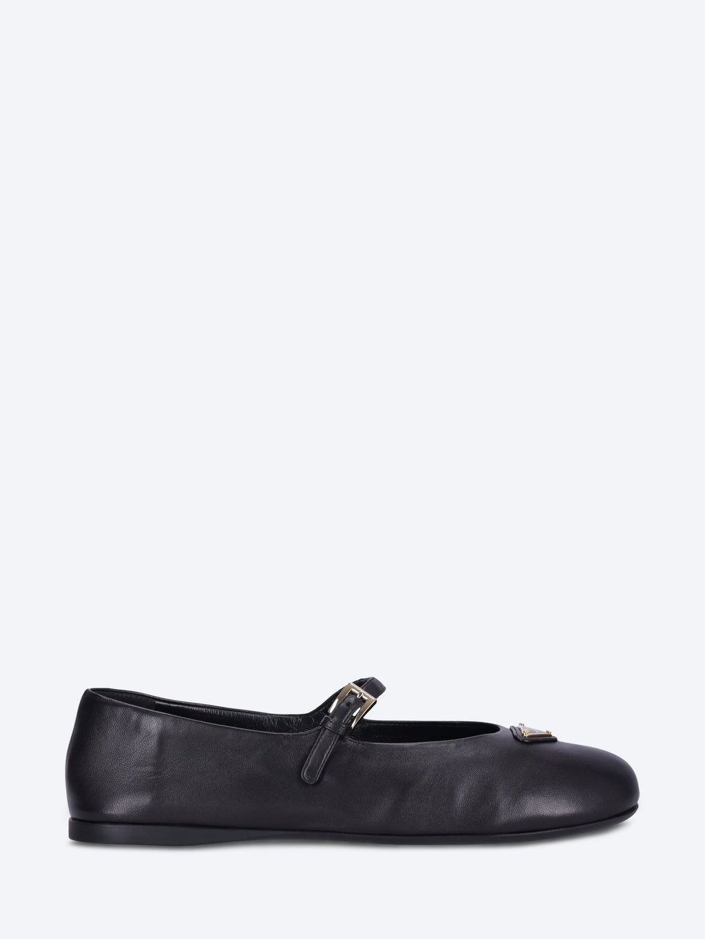 Nappa Leather Ballerinas Prada – Гарантія оригінальності – боковий вид