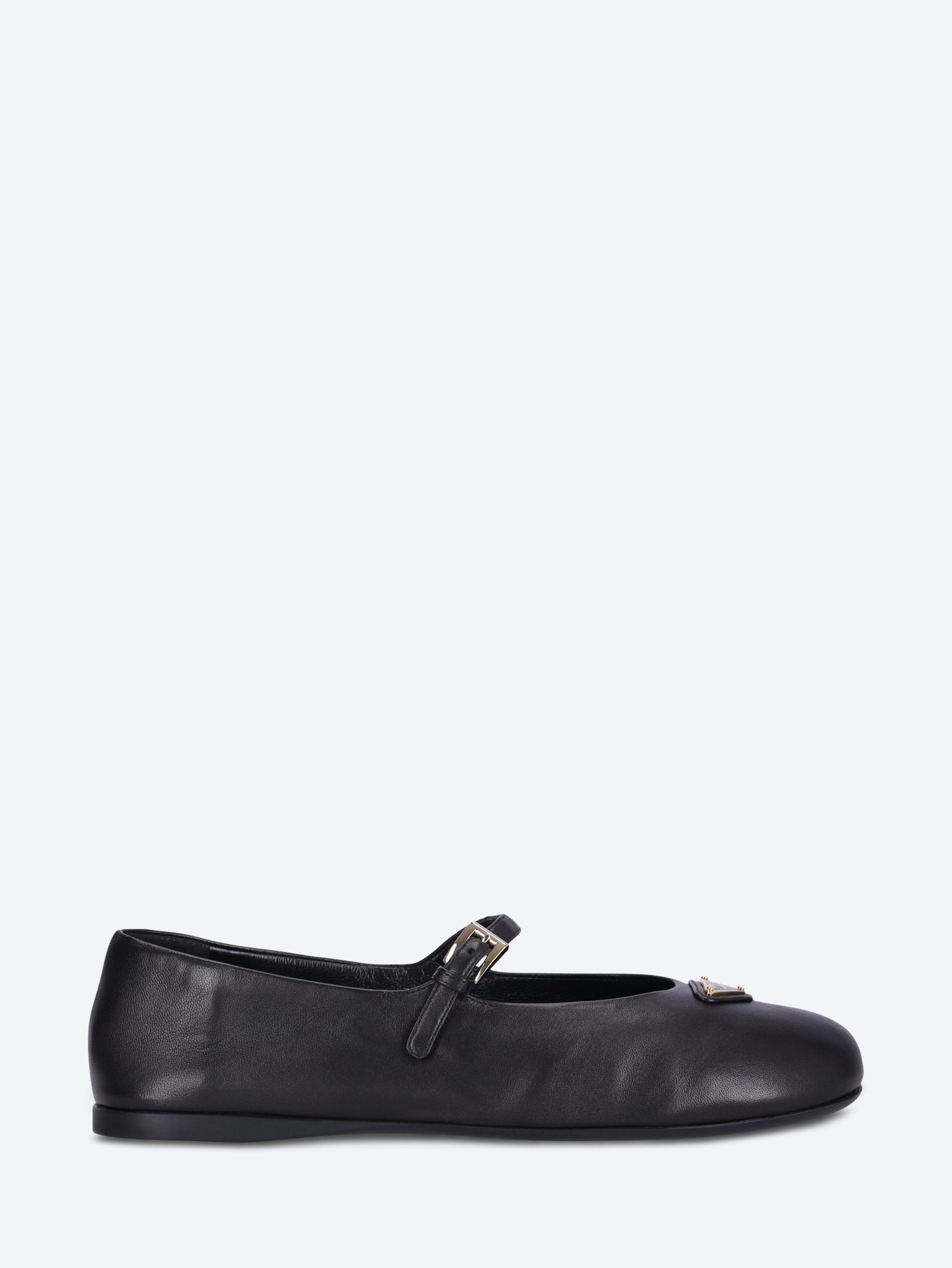 Nappa Leather Ballerinas Prada – Гарантія оригінальності – боковий вид