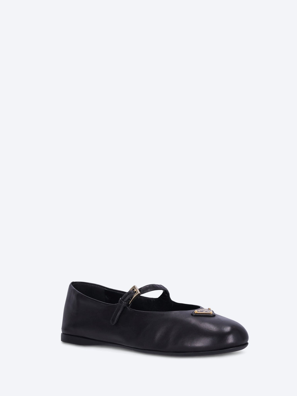 Nappa Leather Ballerinas Prada – Гарантія оригінальності – вид ззаду
