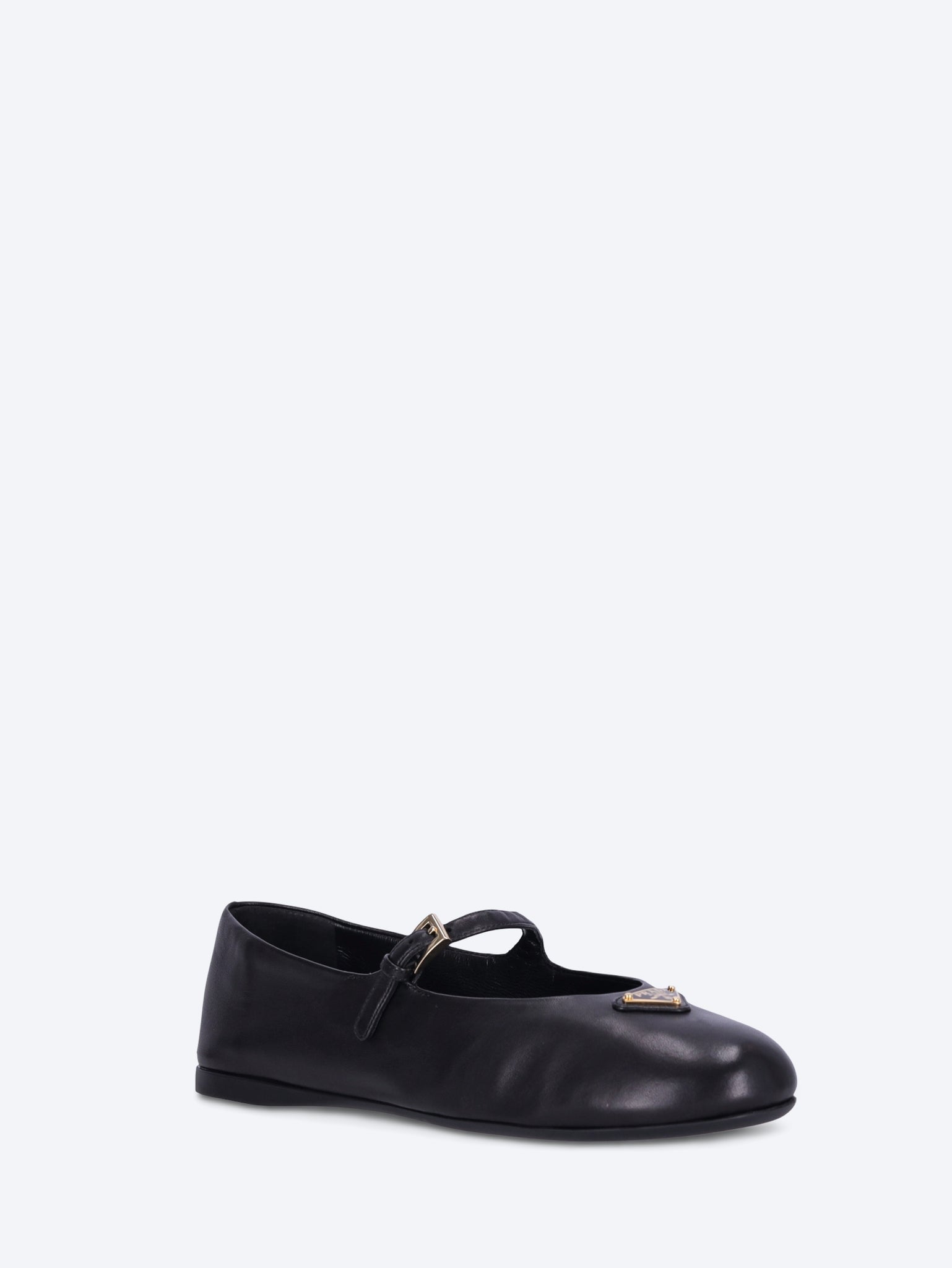 Nappa Leather Ballerinas Prada – Гарантія оригінальності – вид ззаду