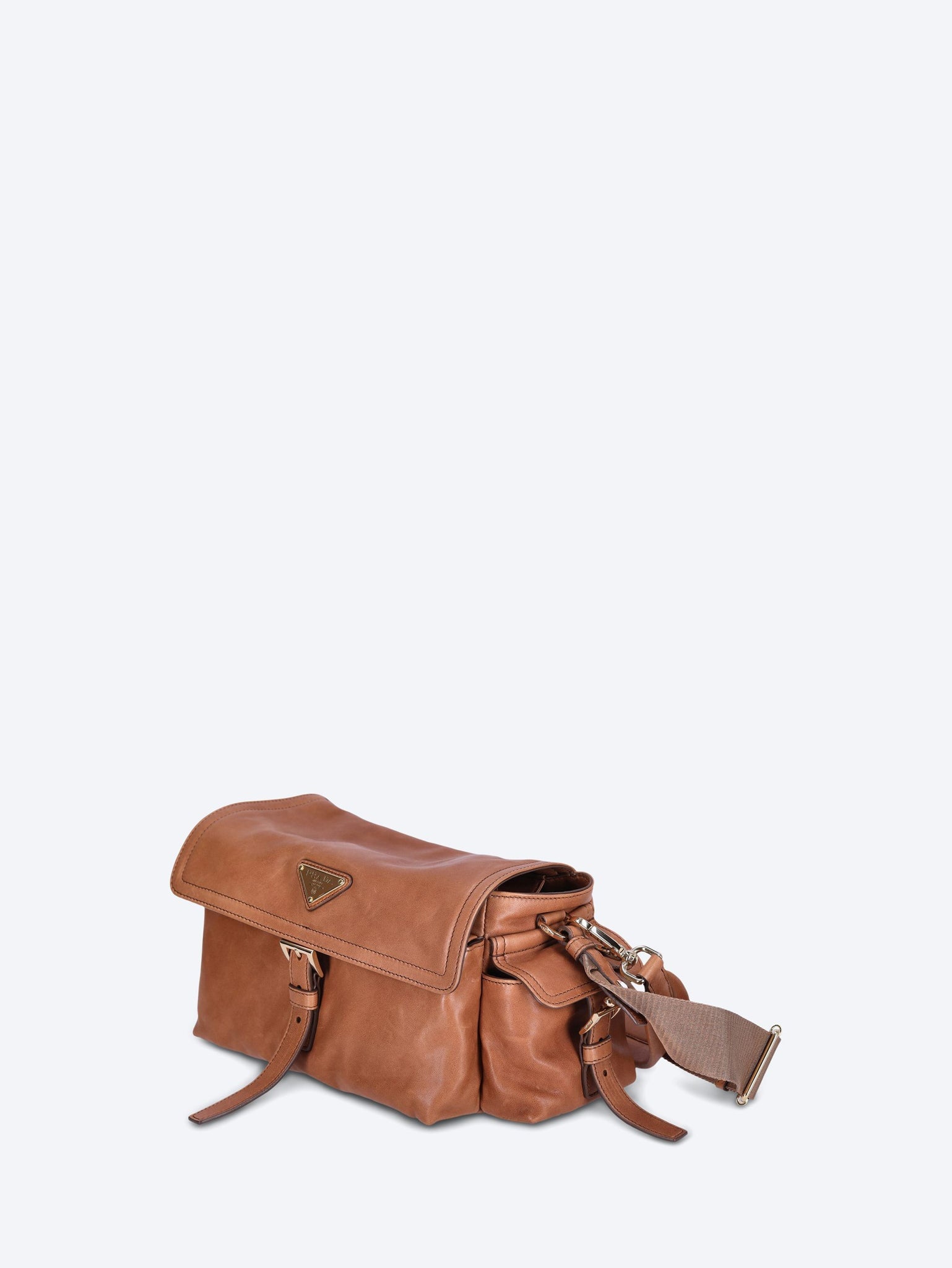 Nappa Leather Handbag Prada – Гарантія оригінальності – вид ззаду