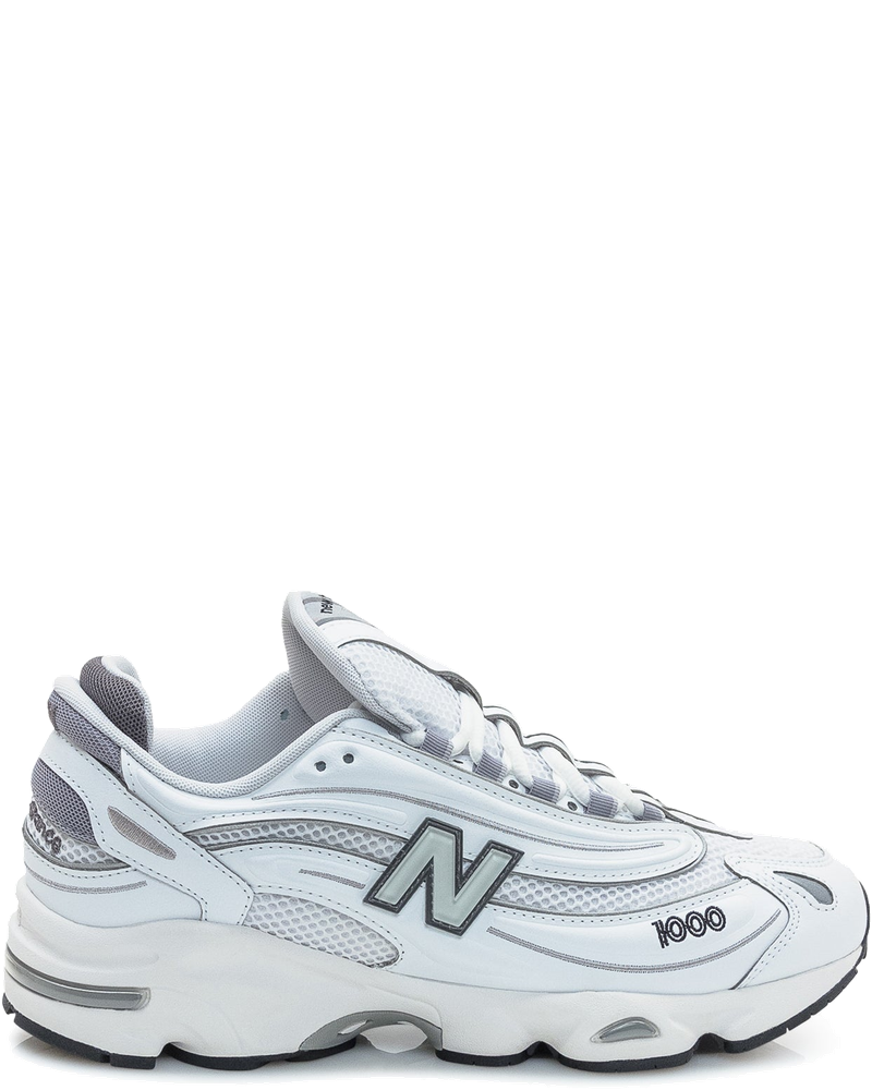 1000 White Mesh And Leather Sneakers New balance оригінал – Купити в Україні