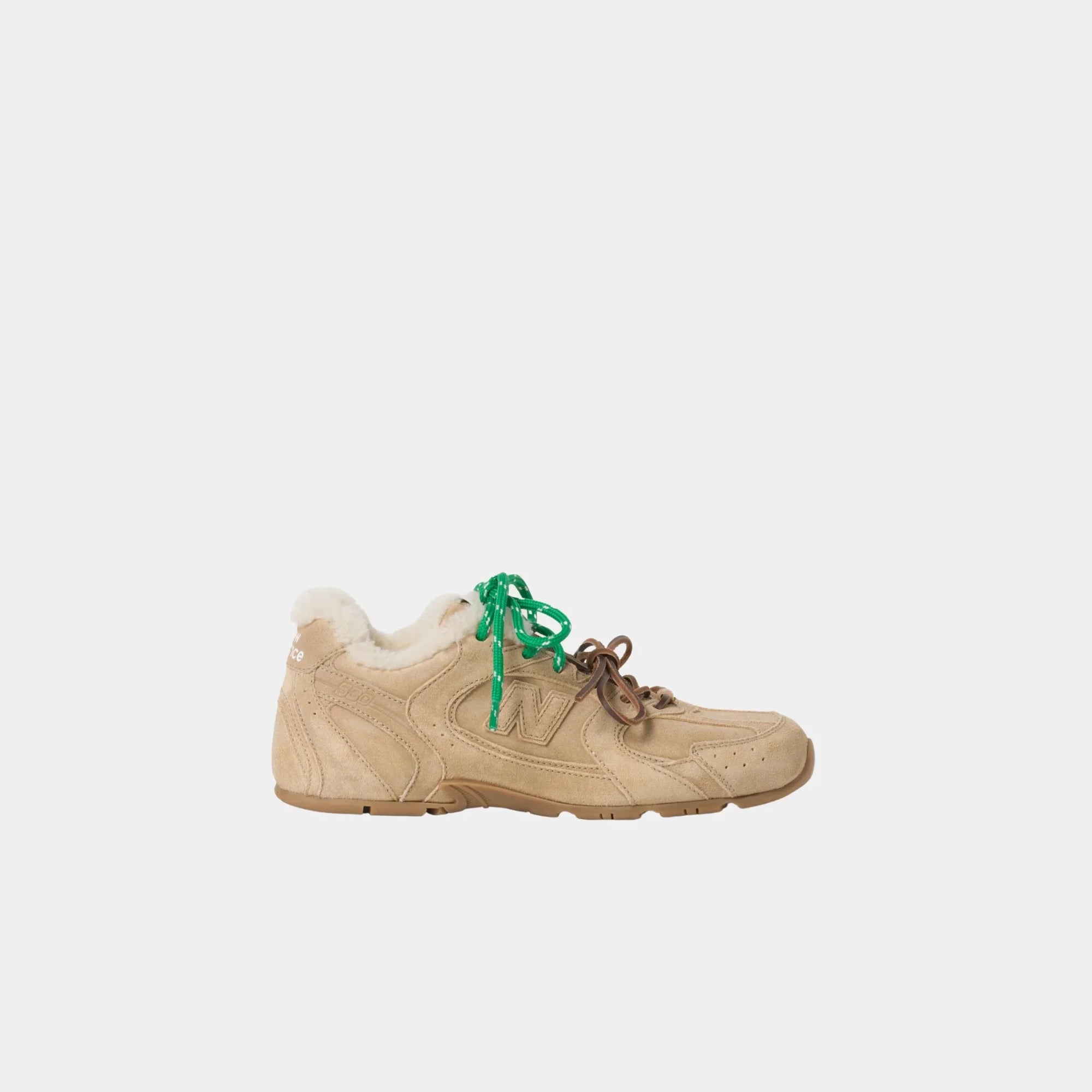 Оригінальна New Balance X Miu Miu 530 Sl Bleached Leather Sneakers Miu miu – вид ззаду
