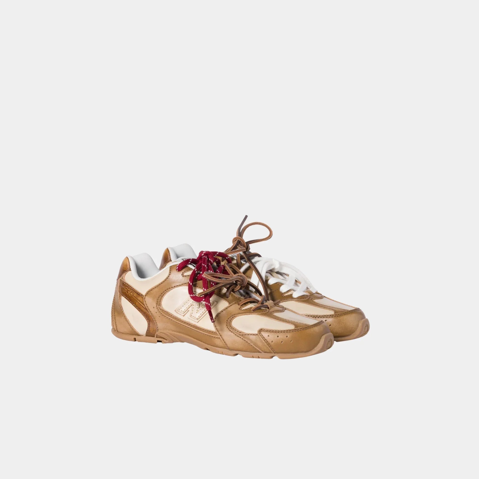 New Balance X Miu Miu 530 Sl Deco Calf Leather Sneakers Miu miu – Гарантія оригінальності – боковий вид