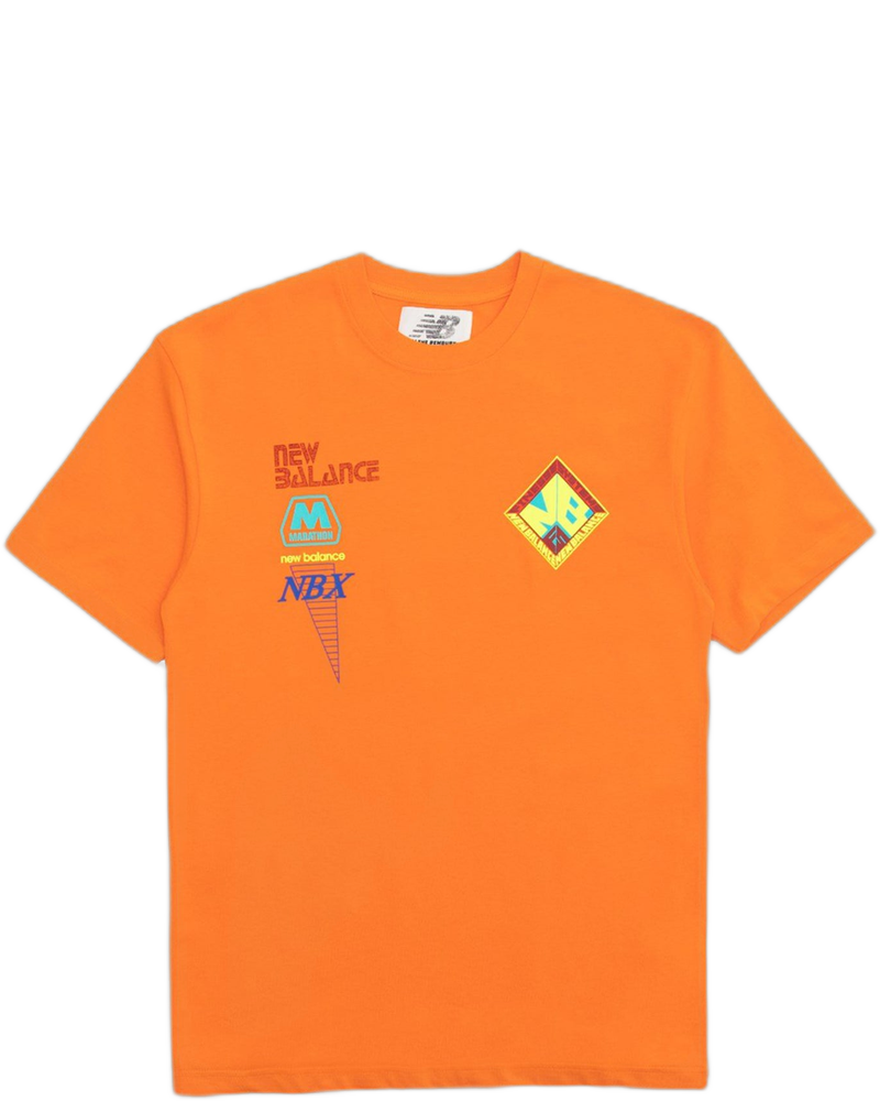 X Salehe Mens Yurt Tee Varsity Orange New balance – Гарантія оригінальності