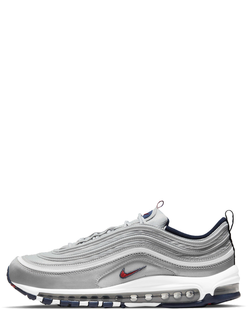 Mens Air Max 97 Puerto Rico Shoes Metallic Silver Nike – Гарантія оригінальності