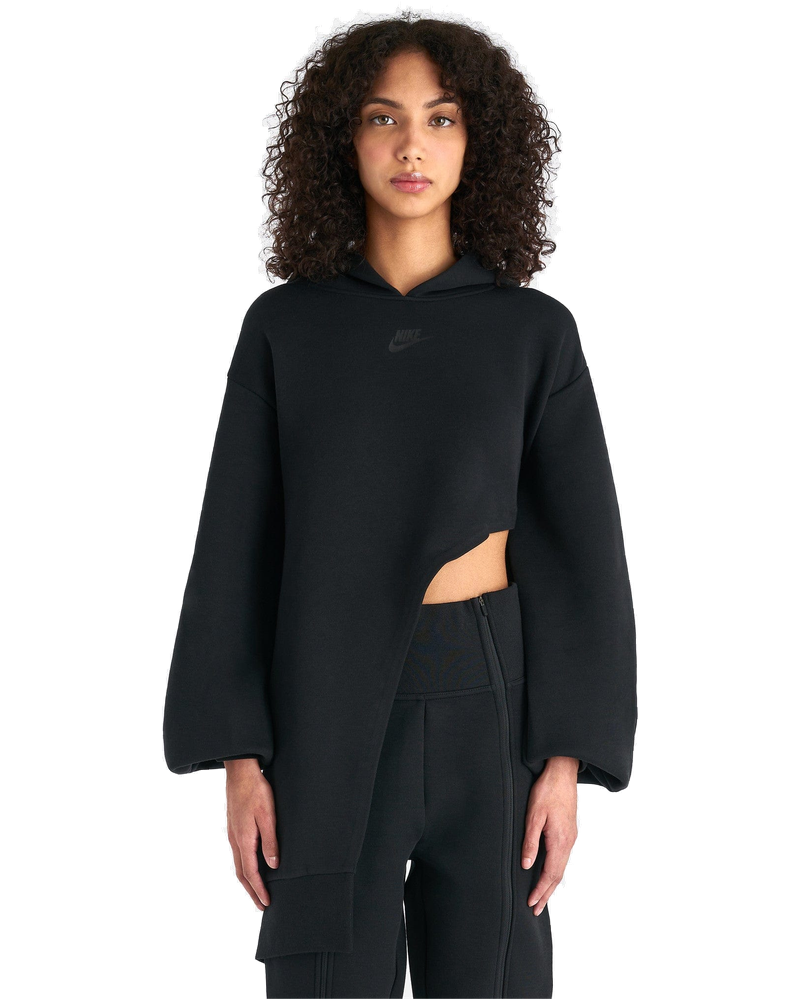 Fleece Asymmetrical Hoodie In Black Nike – Гарантія оригінальності