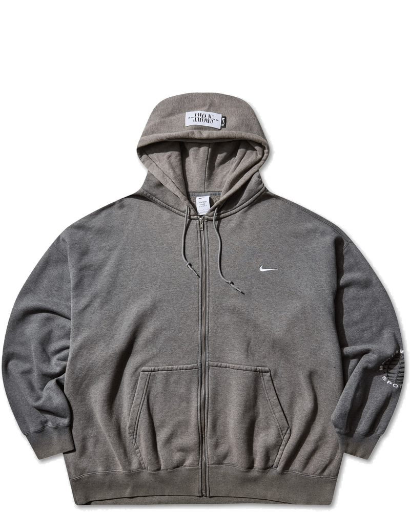 Оригінальна Mens Martine Rose Full-Zip Hoodie Charcoal Heather Nike