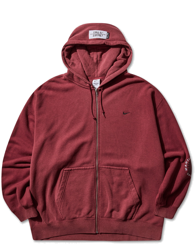 Mens Martine Rose Full-Zip Hoodie Team Crimson Nike оригінал – Купити в Україні