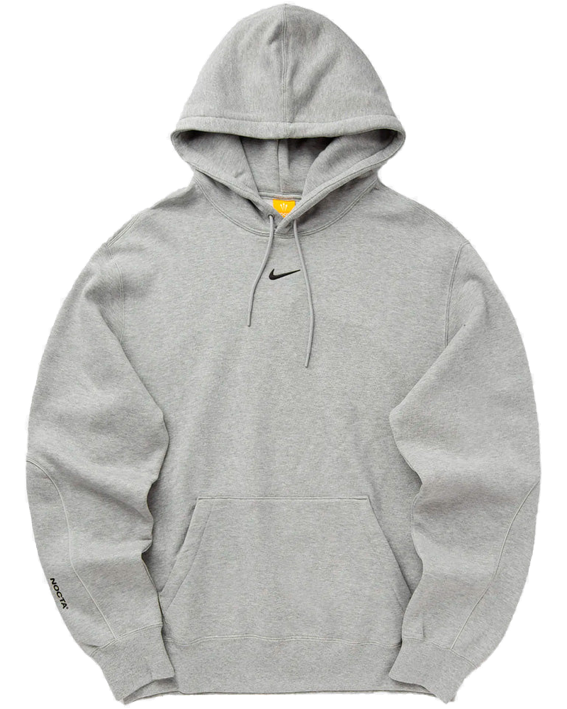 Оригінальна X Drake Nocta Gray Fleece Sweatshirt With Hood Cs 2 Nike