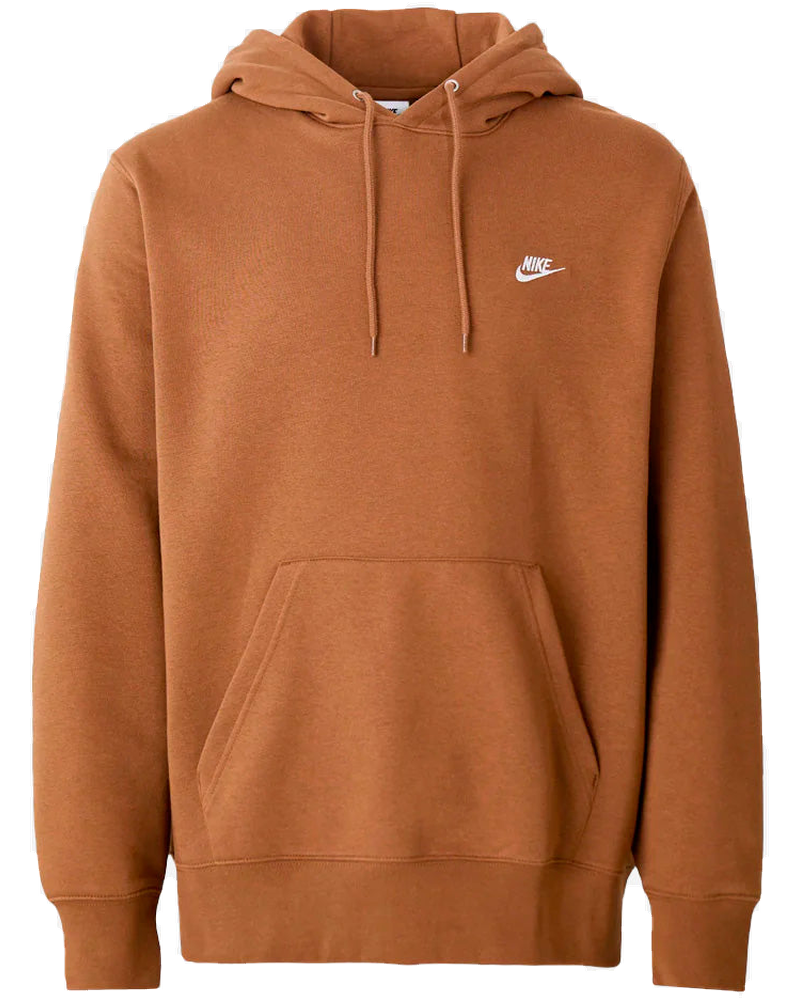 Brown Pullover Hoodie With Swoosh Nike оригінал – Купити в Україні