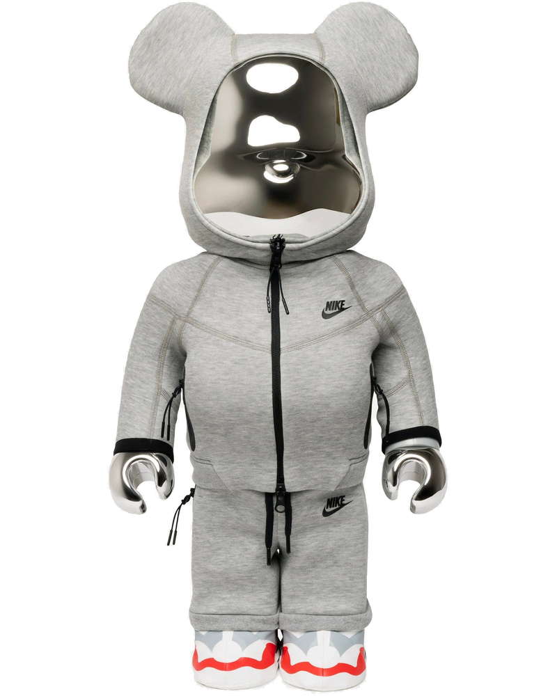 Medicom Tech Fleece Be@rbrick 1000% In Silver Nike оригінал – Купити в Україні
