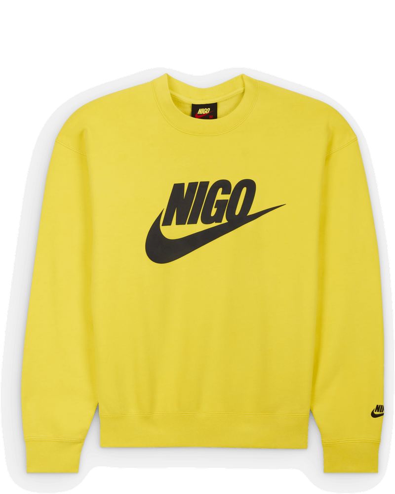 Nigo Mens Fleece Crew Sweatshirt Nike – Гарантія оригінальності