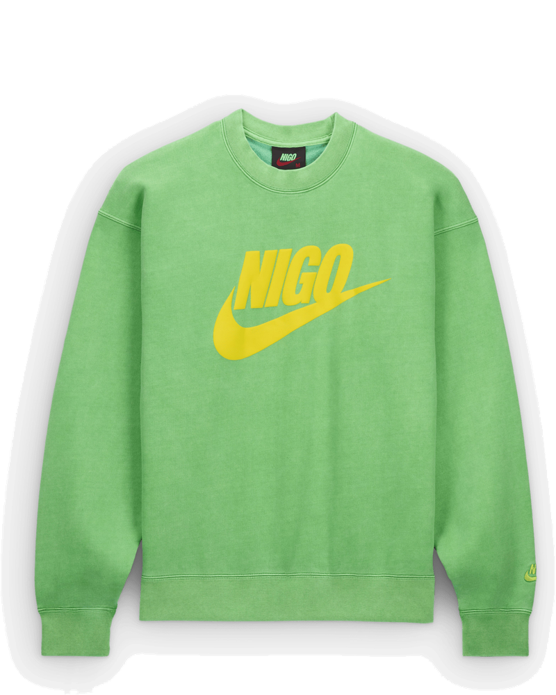 Nigo Mens Fleece Crew Sweatshirt Nike – Гарантія оригінальності