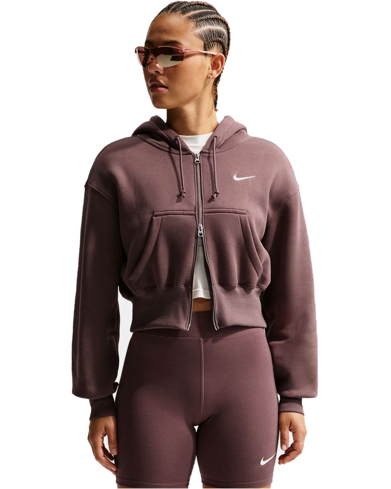 Nsw Phoenix Fleece Loose Full Zip Cropped Womens Hoodie Nike оригінал – Купити в Україні