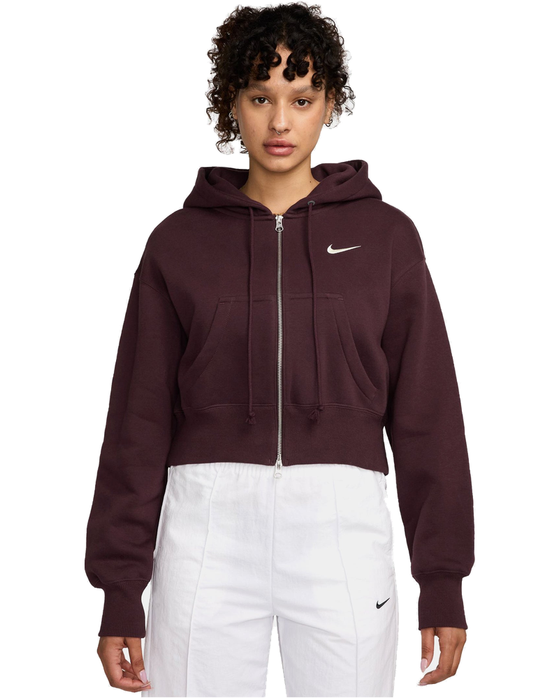 Nsw Phoenix Fleece Loose Full Zip Cropped Womens Hoodie Nike оригінал – Купити в Україні