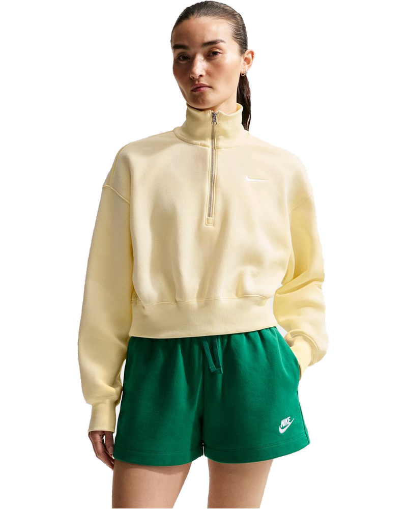 Nsw Phoenix Fleece Quarter Zip Cropped Womens Sweatshirt Nike – Гарантія оригінальності