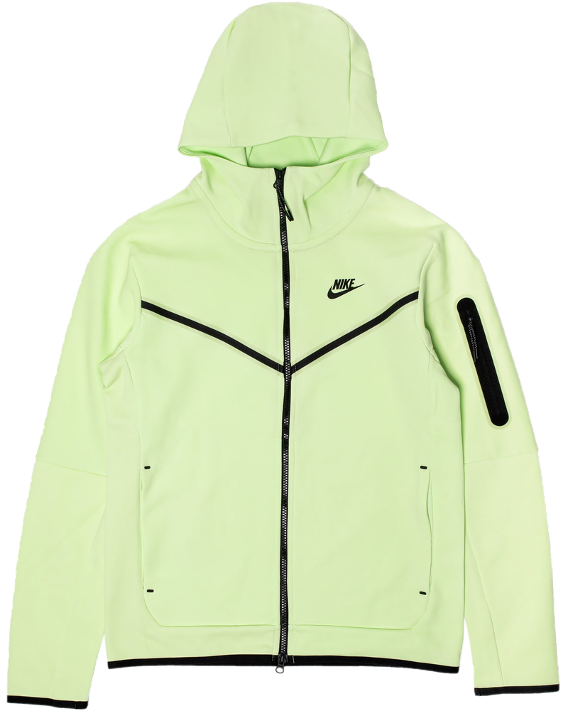 Mens Sportswear Tech Fleece Full Zip Liquid Lime Hoodie Nike – Гарантія оригінальності