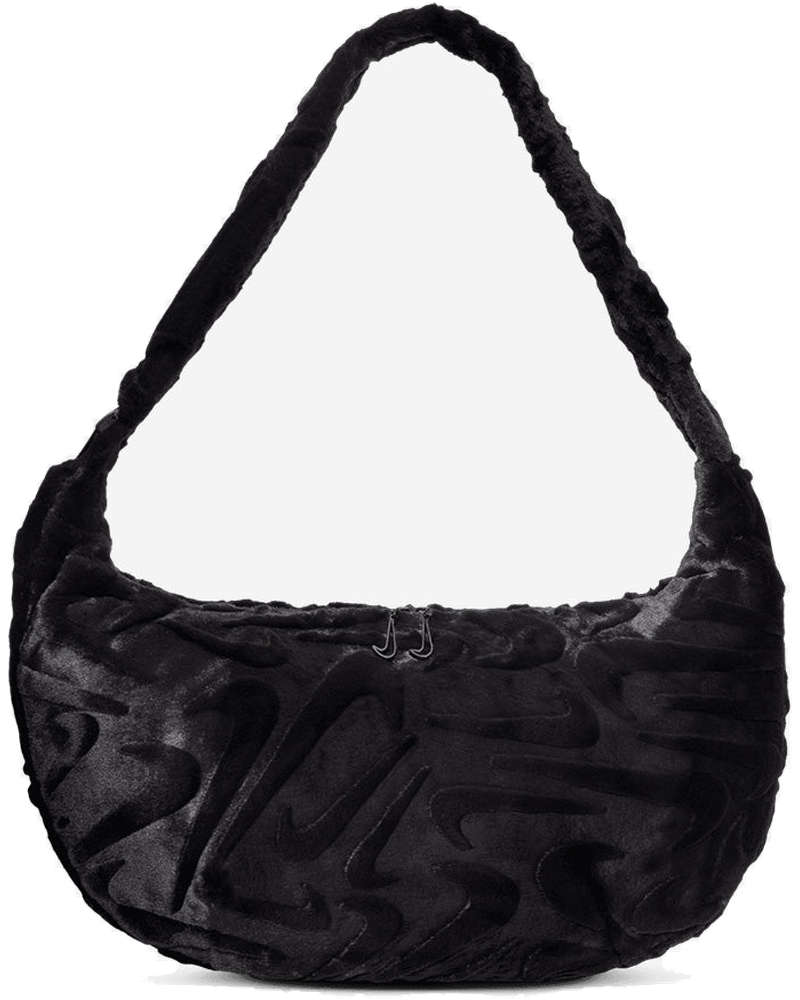 Оригінальна Black Faux Fur Slouchy Bag Nike